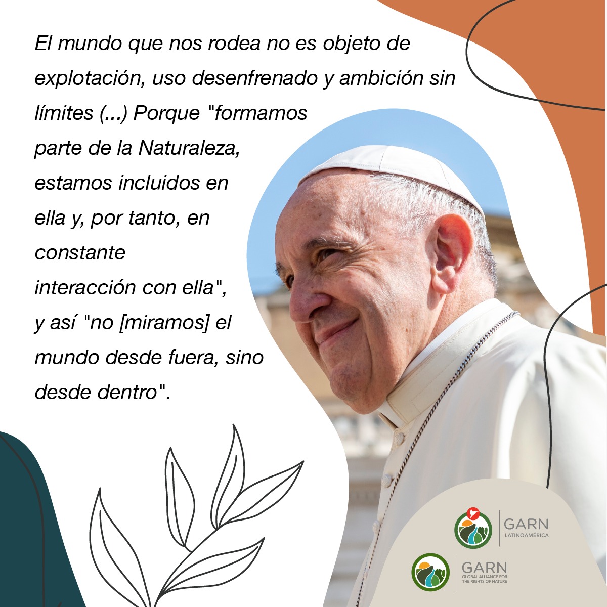 Laudate Deum. El Papa Francisco en apoyo a los Derechos de la Naturaleza